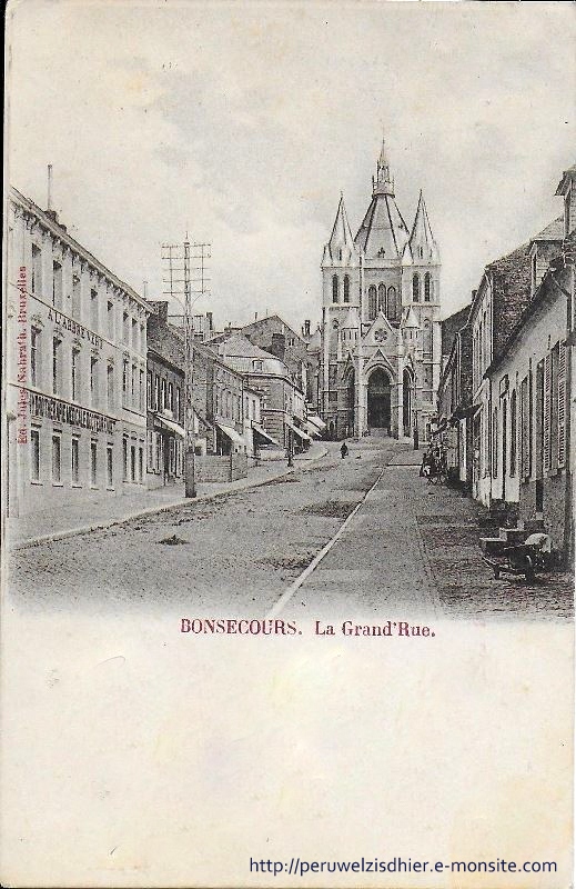 La grand-rue (circulée en 1902)