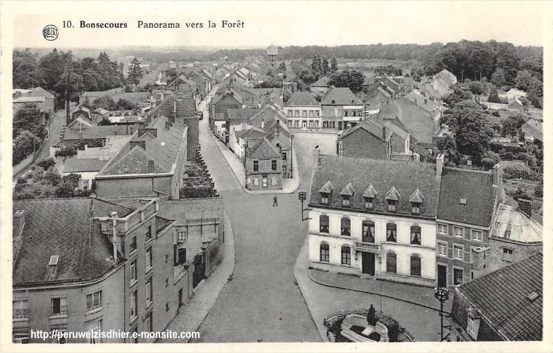 Vue sur les rues royale et des sapins