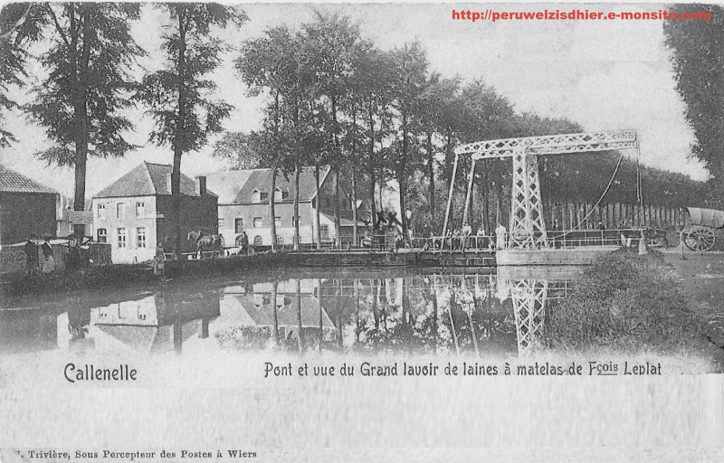 Pont du  canal  & Grand lavoir de laines à matelas François Leplat