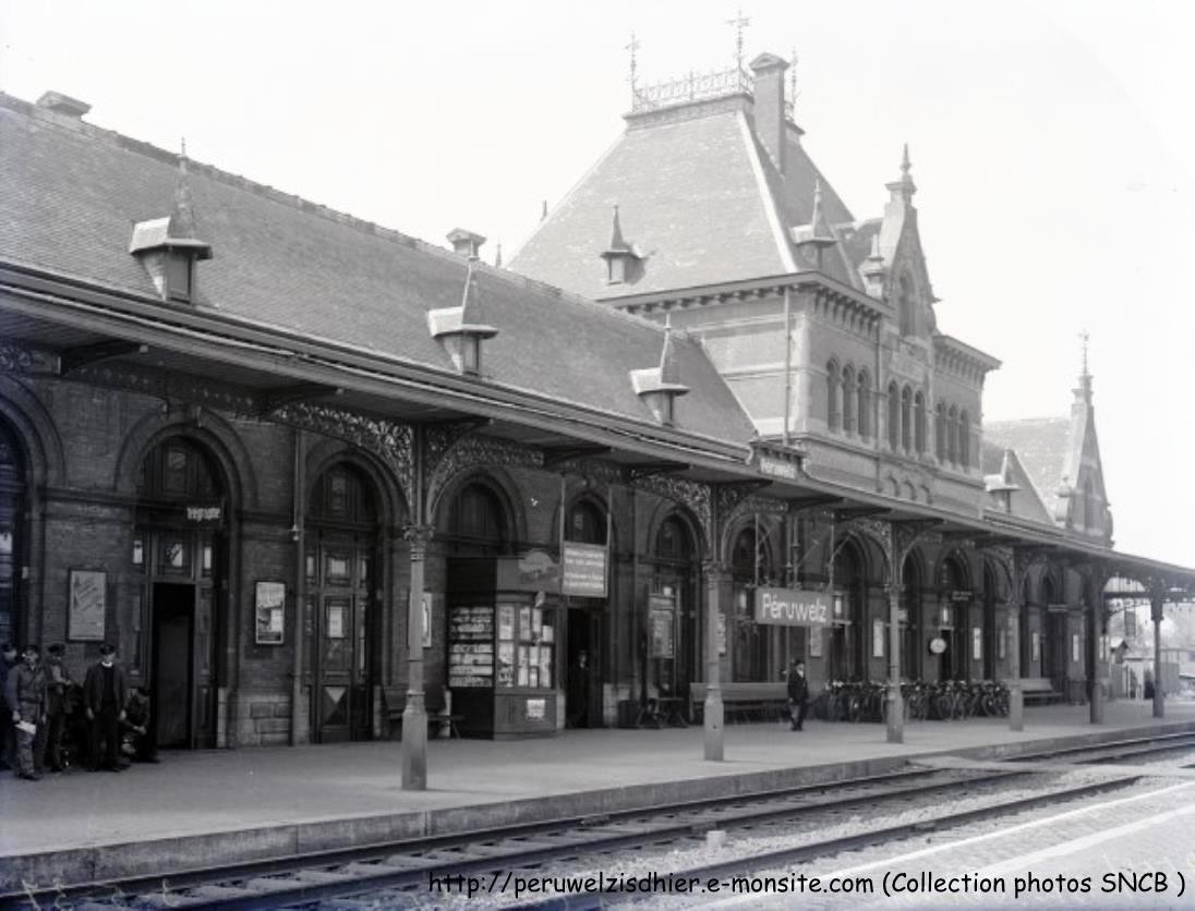 La gare du côté voies – Photo du 3 mai 1937