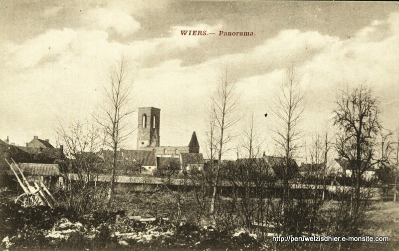 Panorama de l'église incendiée