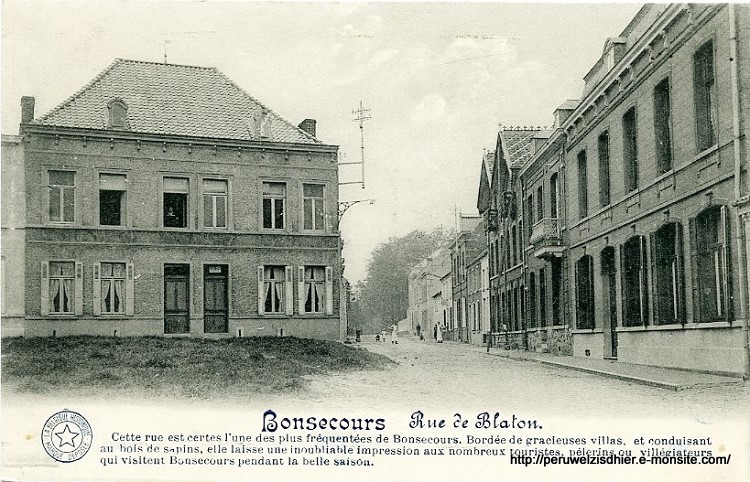 Rue de Blaton (rue des sapins actuelle)